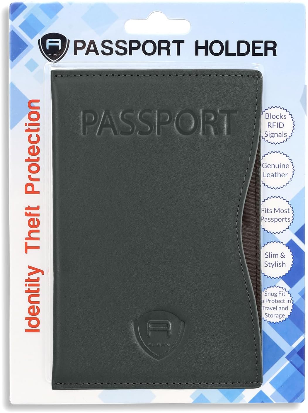 RFID Passport Holder Women Men RFID Blocking Travel Passport Wallet Case Genuine Leather Passport Cover porta pasaporte