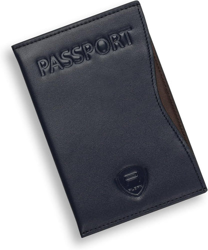 RFID Passport Holder Women Men RFID Blocking Travel Passport Wallet Case Genuine Leather Passport Cover porta pasaporte