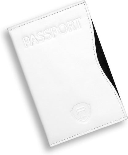 RFID Passport Holder Women Men RFID Blocking Travel Passport Wallet Case Genuine Leather Passport Cover porta pasaporte