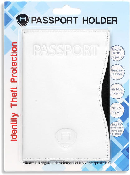 RFID Passport Holder Women Men RFID Blocking Travel Passport Wallet Case Genuine Leather Passport Cover porta pasaporte