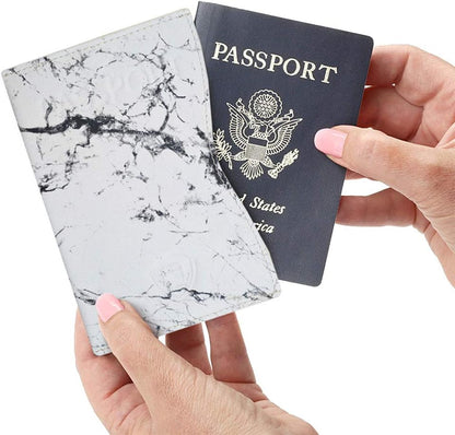 RFID Passport Holder Women Men RFID Blocking Travel Passport Wallet Case Genuine Leather Passport Cover porta pasaporte