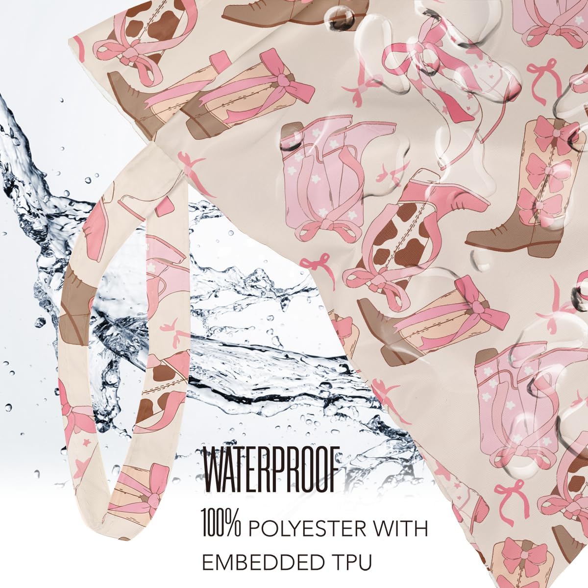 Waterproof Cloth Diaper Wet Dry Bag Reusable Travel Beach Pool Wet Bags | Daycare Soiled Toddler Items Yoga Gym Bag for Swimsuits Wet Clothes Bags - Pink Coastal Pattern