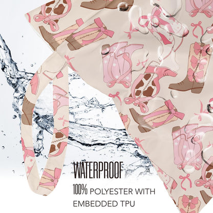 Waterproof Cloth Diaper Wet Dry Bag Reusable Travel Beach Pool Wet Bags | Daycare Soiled Toddler Items Yoga Gym Bag for Swimsuits Wet Clothes Bags - Pink Coastal Pattern