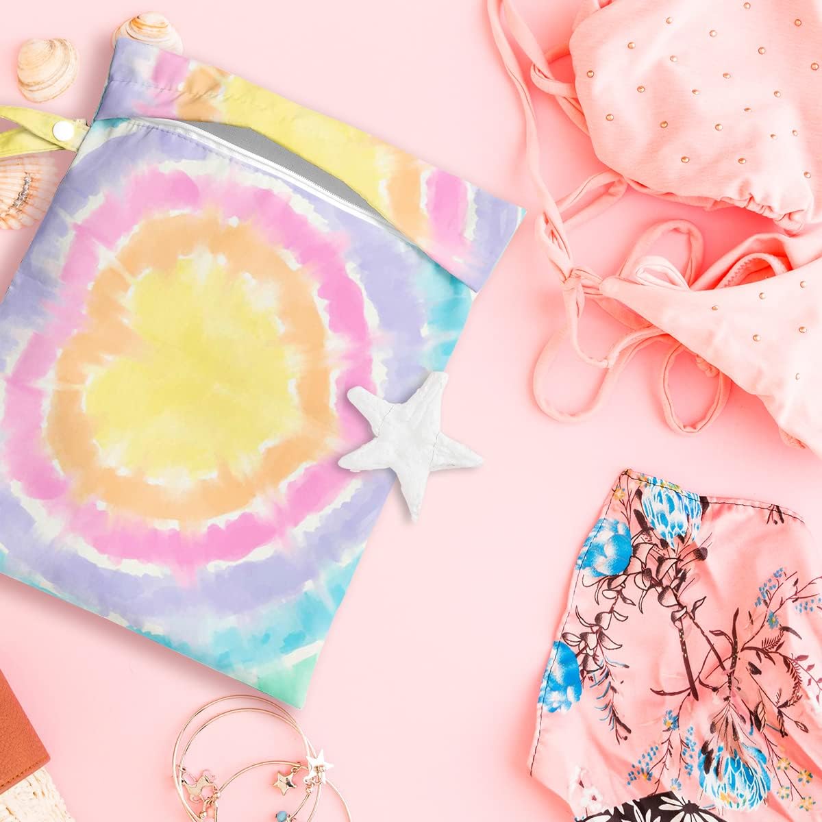 Wet Bag, Wet Dry Bag, For Swimsuit Travel Vacation Beach Pool Weekend Trip Gifts, for Women Friends Bestie Gifts