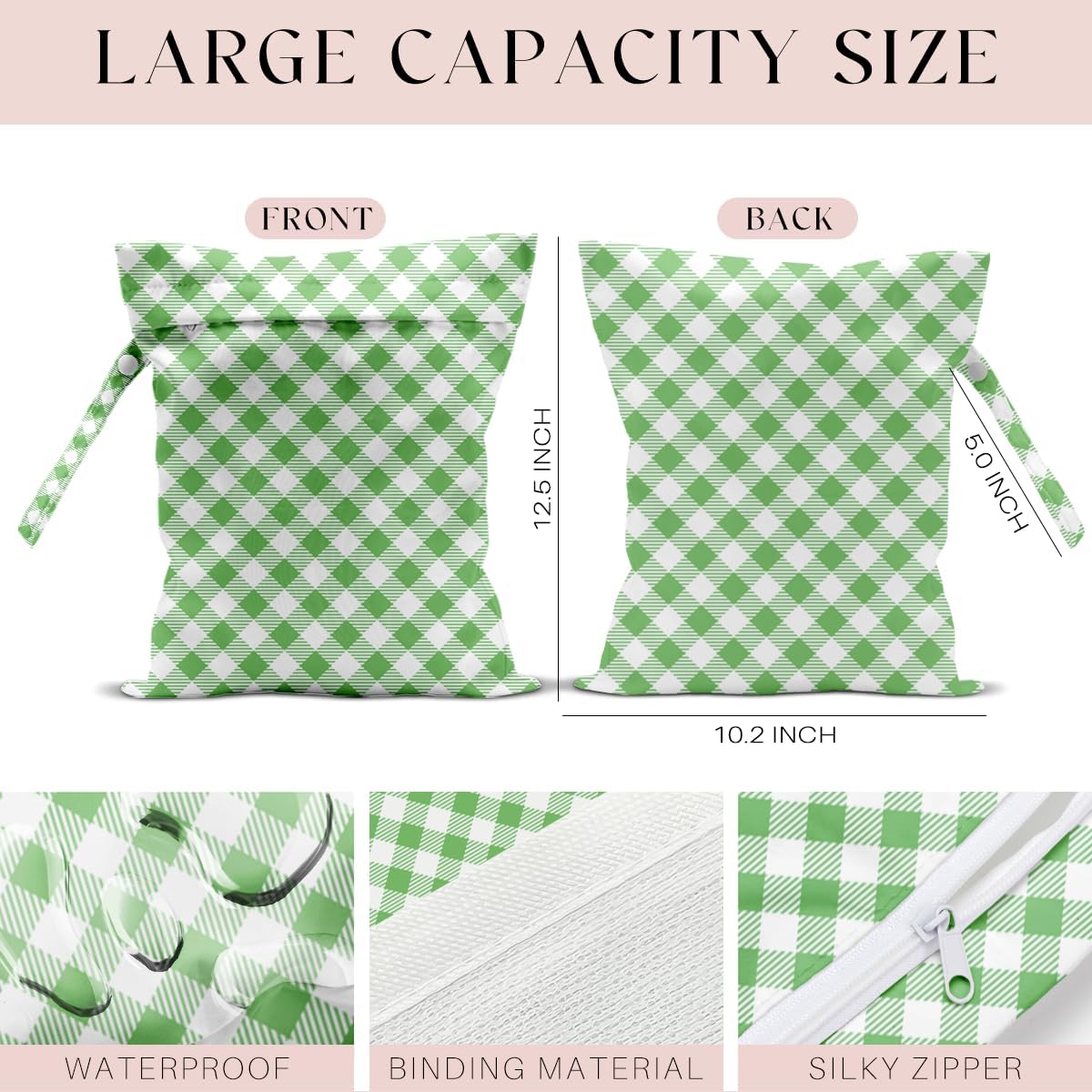Wet Bag, Wet Dry Bag, For Swimsuit Travel Vacation Beach Pool Weekend Trip Gifts, for Women Friends Bestie Gifts
