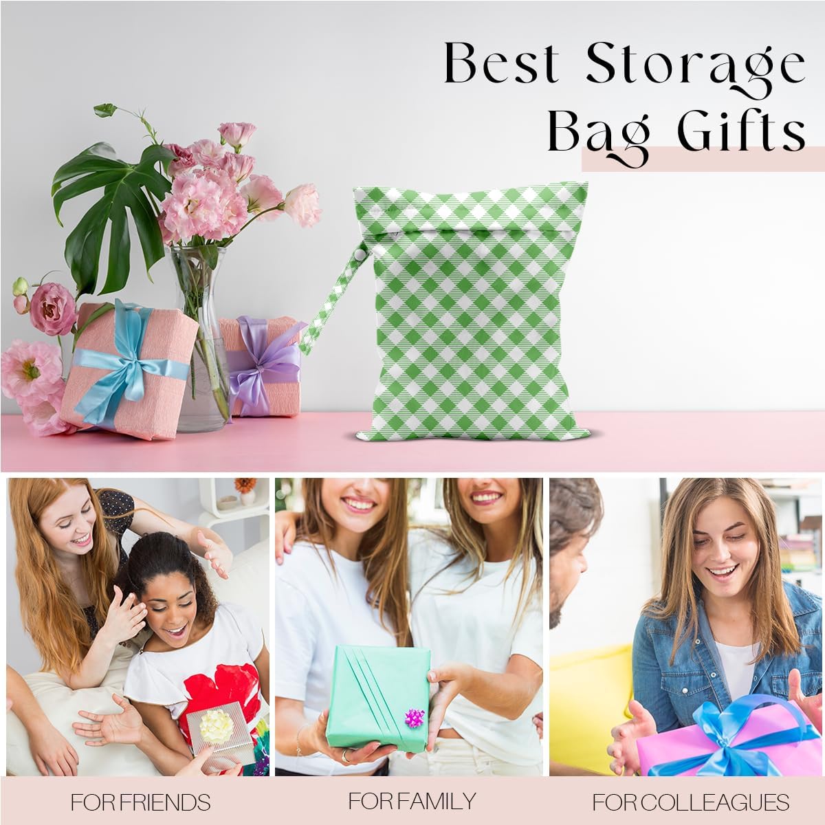 Wet Bag, Wet Dry Bag, For Swimsuit Travel Vacation Beach Pool Weekend Trip Gifts, for Women Friends Bestie Gifts