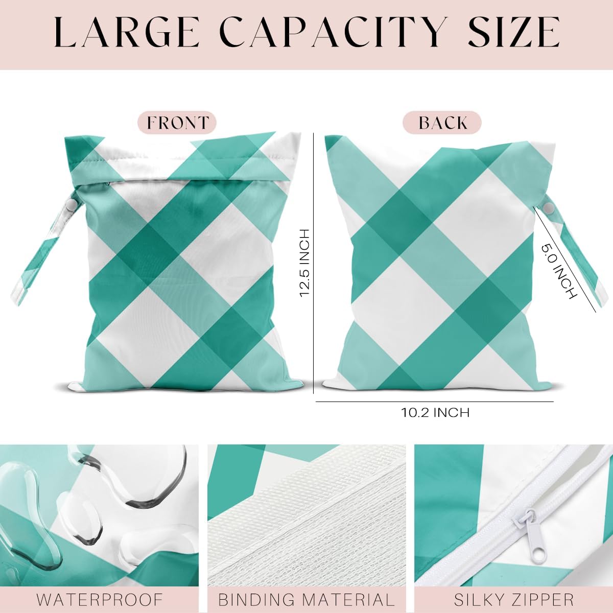 Wet Bag, Wet Dry Bag, For Swimsuit Travel Vacation Beach Pool Weekend Trip Gifts, for Women Friends Bestie Gifts