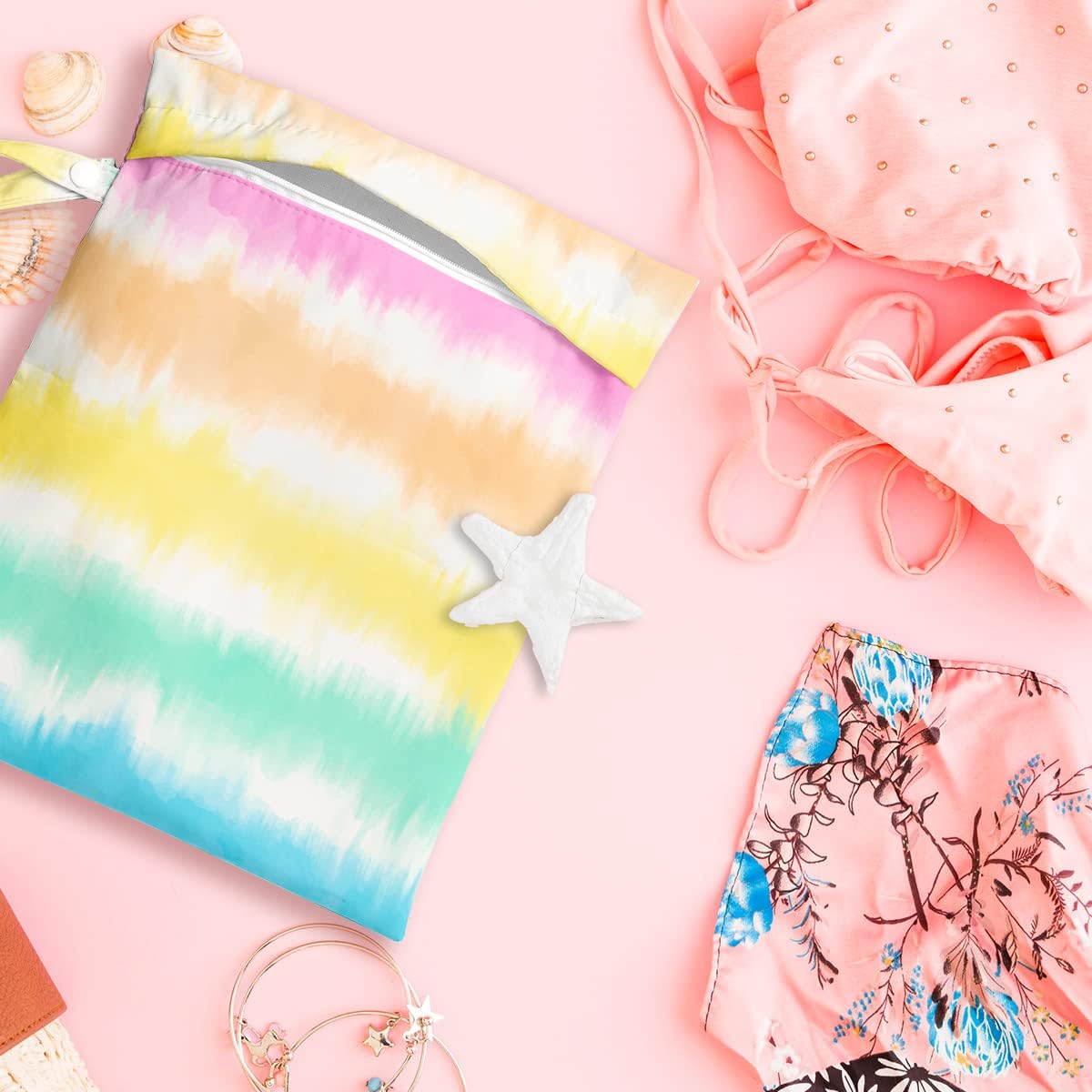 Wet Bag, Wet Dry Bag, For Swimsuit Travel Vacation Beach Pool Weekend Trip Gifts, for Women Friends Bestie Gifts