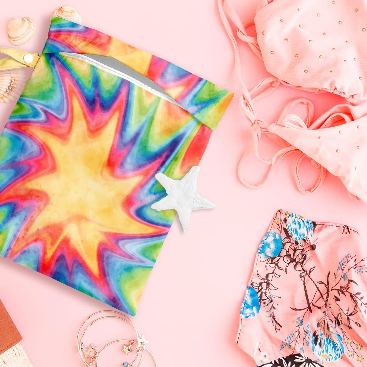 Wet Bag, Wet Dry Bag, For Swimsuit Travel Vacation Beach Pool Weekend Trip Gifts, for Women Friends Bestie Gifts