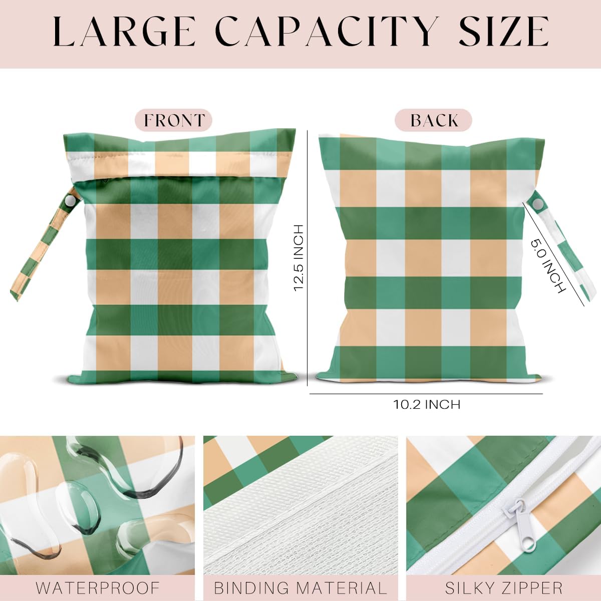 Wet Bag, Wet Dry Bag, For Swimsuit Travel Vacation Beach Pool Weekend Trip Gifts, for Women Friends Bestie Gifts
