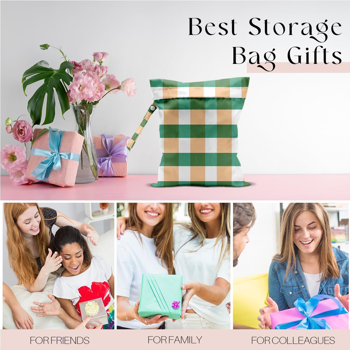 Wet Bag, Wet Dry Bag, For Swimsuit Travel Vacation Beach Pool Weekend Trip Gifts, for Women Friends Bestie Gifts