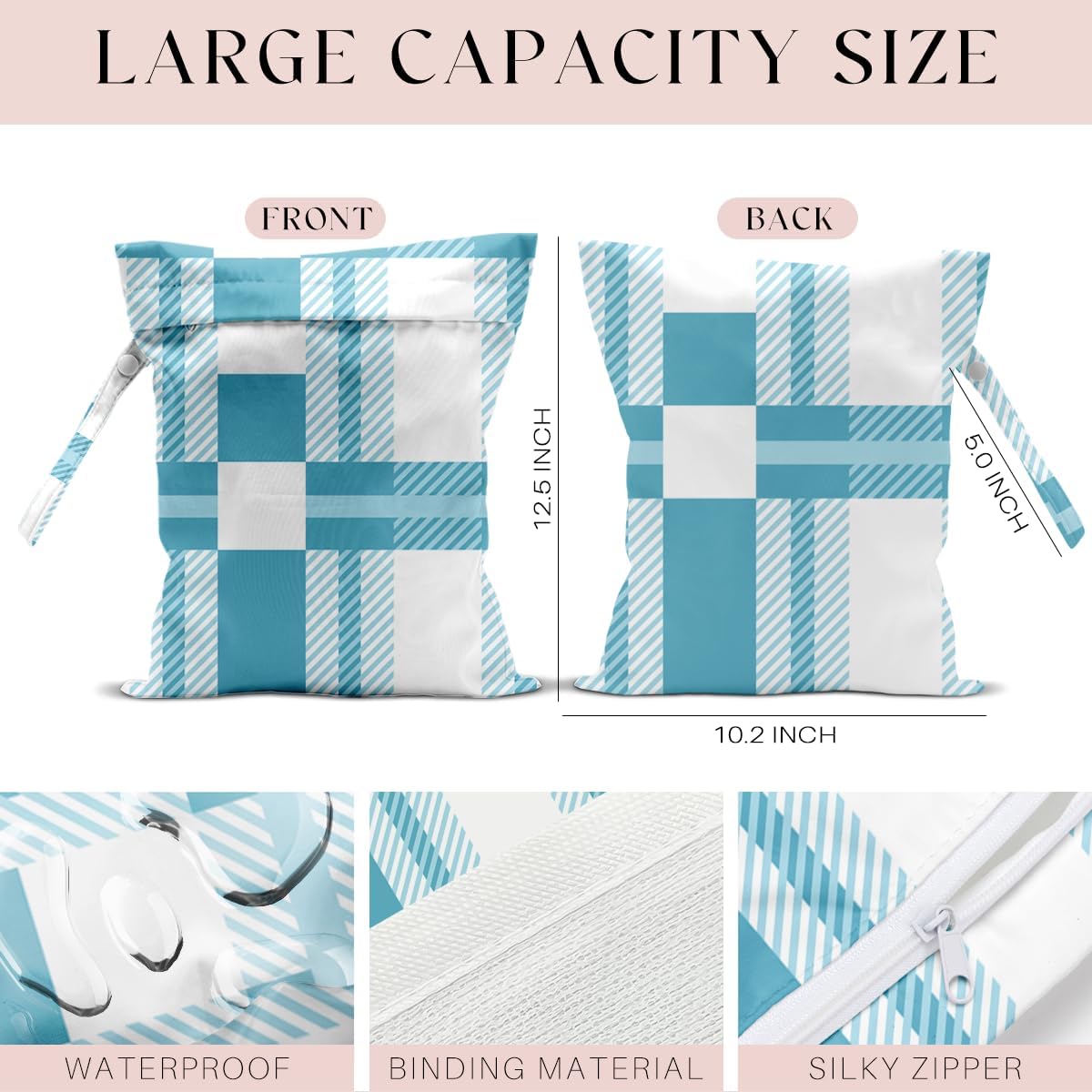 Wet Bag, Wet Dry Bag, For Swimsuit Travel Vacation Beach Pool Weekend Trip Gifts, for Women Friends Bestie Gifts