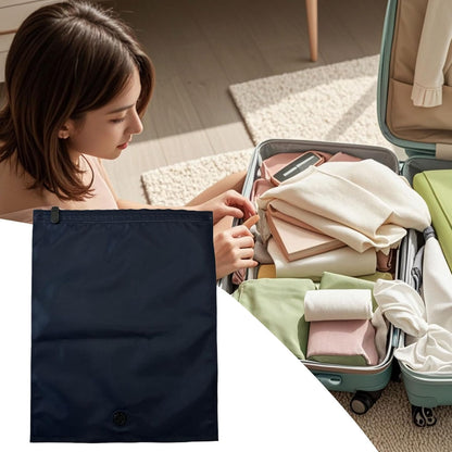 Compression Bags - Packing Cubes, 8 Piece Space Saving Pouches For Apparel, Manual Air Extraction Envelopes With Sliding Clip, Luggage Hardware, Wrap Folders For Trunk, Chest And Closet