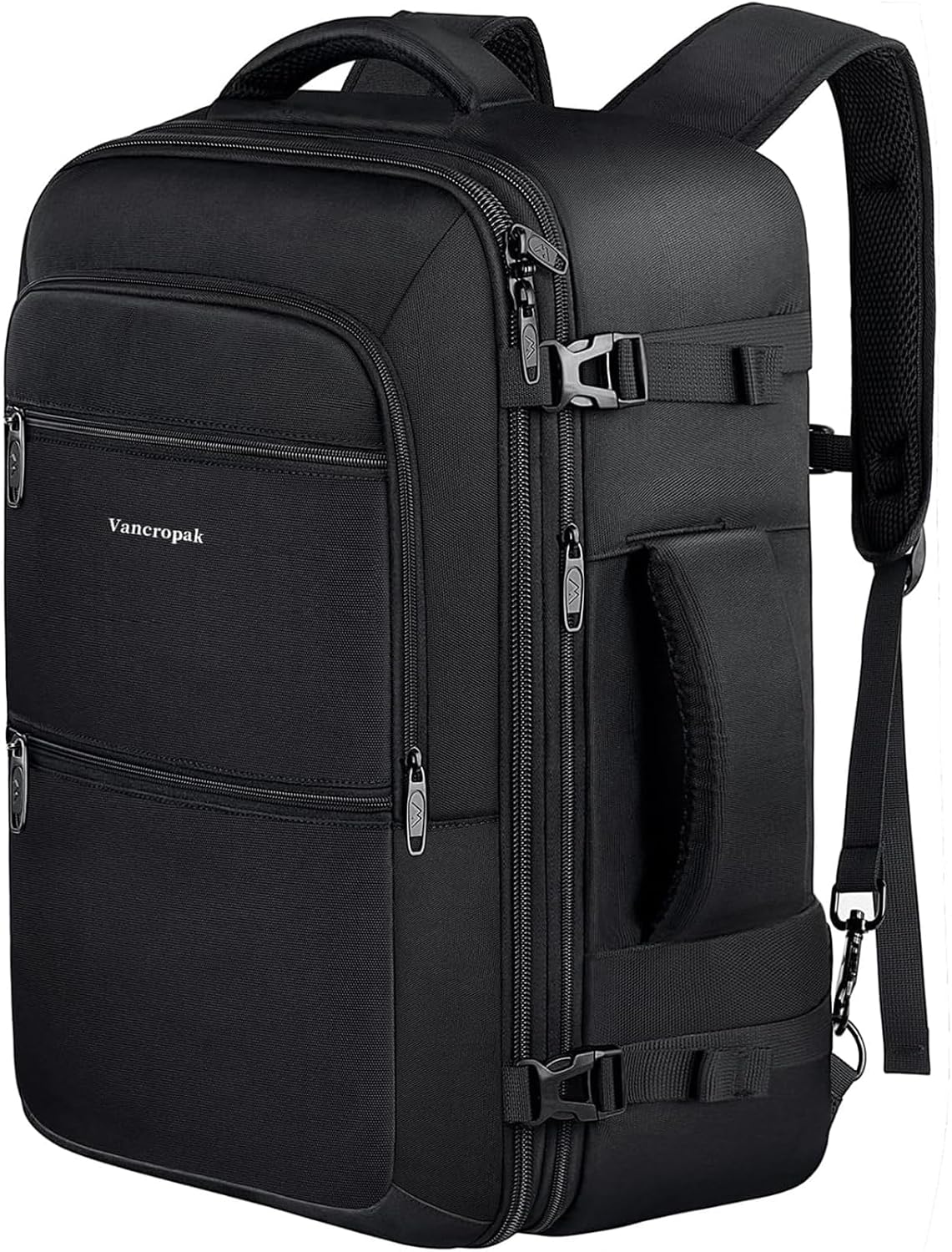 Carry On Backpack 40L Expandable Travel Backpack Luggage Suitcase | Flight Approved Extra Large Travel Bag, Business Weekender Daypack for Business Trips, College, Weekend Travel, and Daily Use