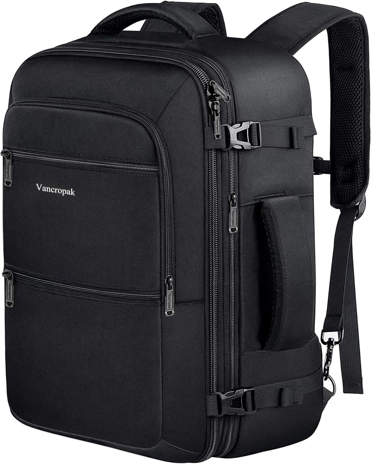 Carry On Backpack 40L Expandable Travel Backpack Luggage Suitcase | Flight Approved Extra Large Travel Bag, Business Weekender Daypack for Business Trips, College, Weekend Travel, and Daily Use