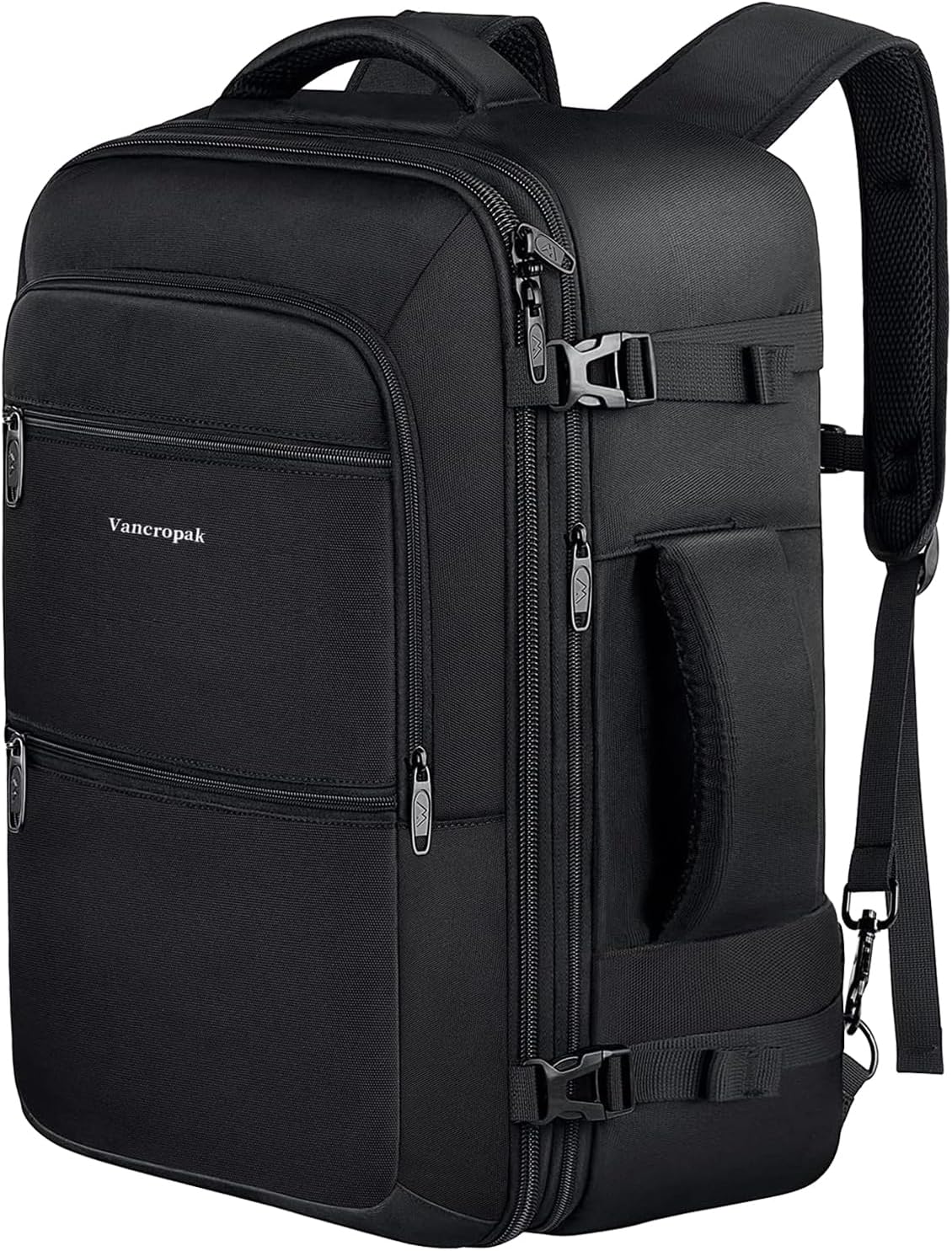 Carry On Backpack 40L Expandable Travel Backpack Luggage Suitcase | Flight Approved Extra Large Travel Bag, Business Weekender Daypack for Business Trips, College, Weekend Travel, and Daily Use