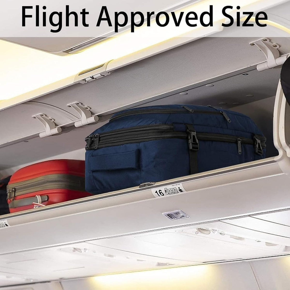 Carry On Backpack 40L Expandable Travel Backpack Luggage Suitcase | Flight Approved Extra Large Travel Bag, Business Weekender Daypack for Business Trips, College, Weekend Travel, and Daily Use