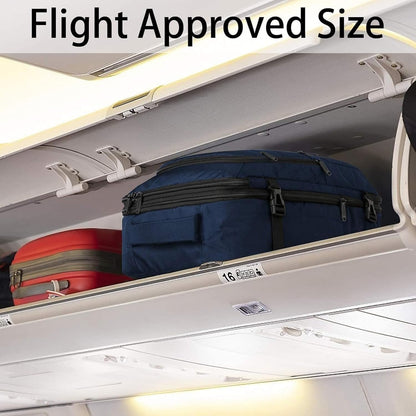 Carry On Backpack 40L Expandable Travel Backpack Luggage Suitcase | Flight Approved Extra Large Travel Bag, Business Weekender Daypack for Business Trips, College, Weekend Travel, and Daily Use