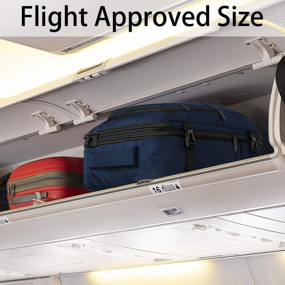 Carry On Backpack 40L Expandable Travel Backpack Luggage Suitcase | Flight Approved Extra Large Travel Bag, Business Weekender Daypack for Business Trips, College, Weekend Travel, and Daily Use