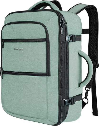Carry On Backpack 40L Expandable Travel Backpack Luggage Suitcase | Flight Approved Extra Large Travel Bag, Business Weekender Daypack for Business Trips, College, Weekend Travel, and Daily Use