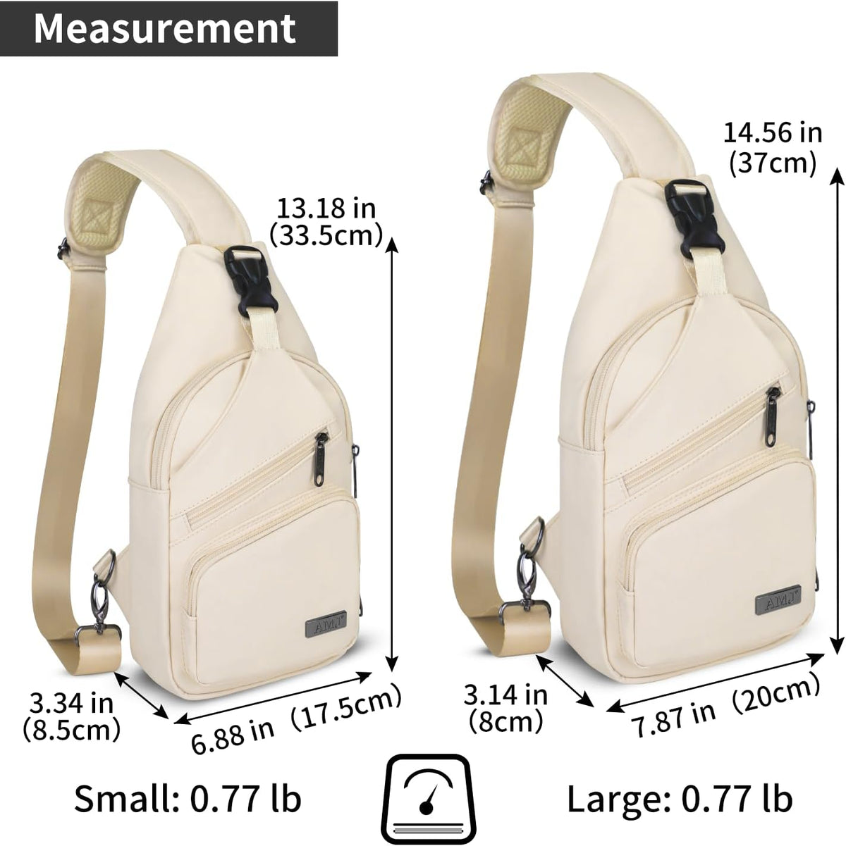 Crossbody Sling Bag Men Women, Casual Shoulder Backpack, Chest Daypack Satchel for Hiking Travel