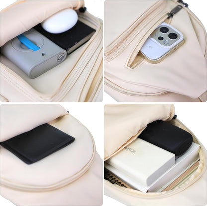 Crossbody Sling Bag Men Women, Casual Shoulder Backpack, Chest Daypack Satchel for Hiking Travel