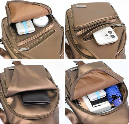 Crossbody Sling Bag Men Women, Casual Shoulder Backpack, Chest Daypack Satchel for Hiking Travel