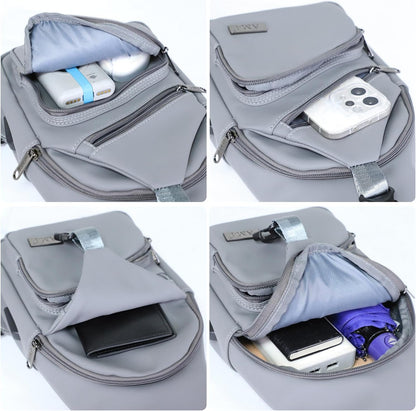 Crossbody Sling Bag Men Women, Casual Shoulder Backpack, Chest Daypack Satchel for Hiking Travel