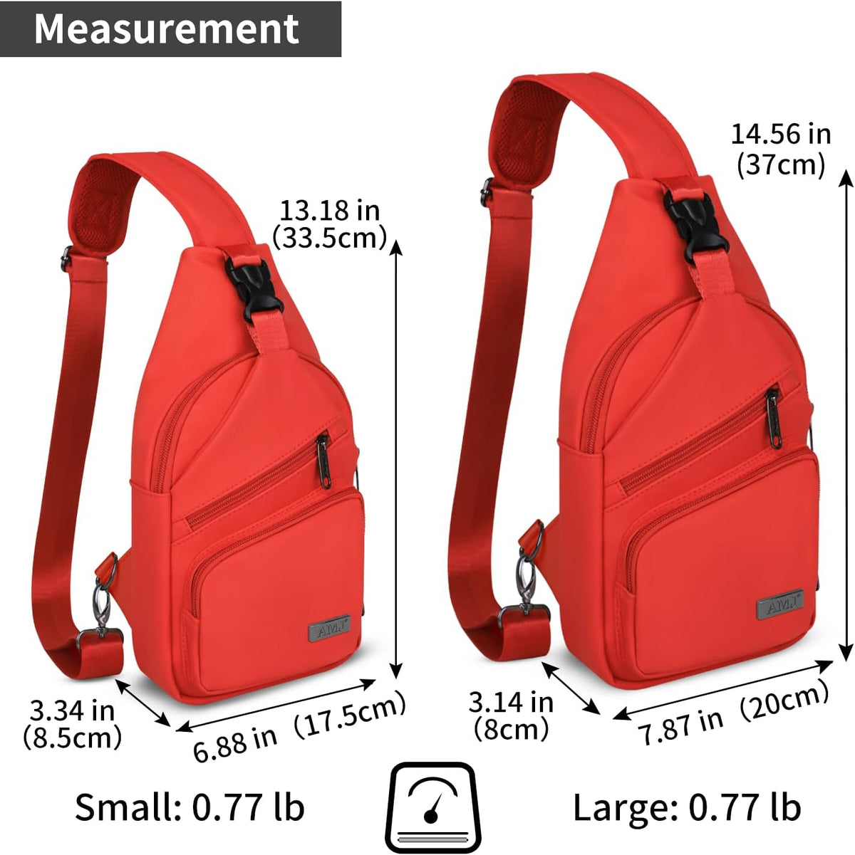 Crossbody Sling Bag Men Women, Casual Shoulder Backpack, Chest Daypack Satchel for Hiking Travel