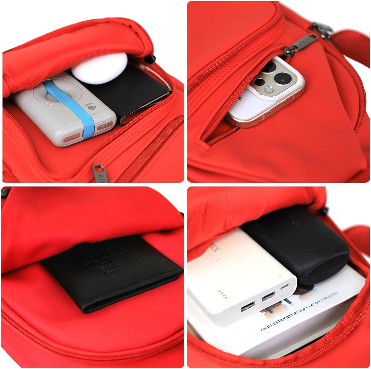 Crossbody Sling Bag Men Women, Casual Shoulder Backpack, Chest Daypack Satchel for Hiking Travel