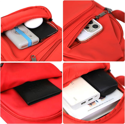 Crossbody Sling Bag Men Women, Casual Shoulder Backpack, Chest Daypack Satchel for Hiking Travel