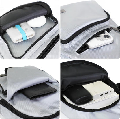 Crossbody Sling Bag Men Women, Casual Shoulder Backpack, Chest Daypack Satchel for Hiking Travel