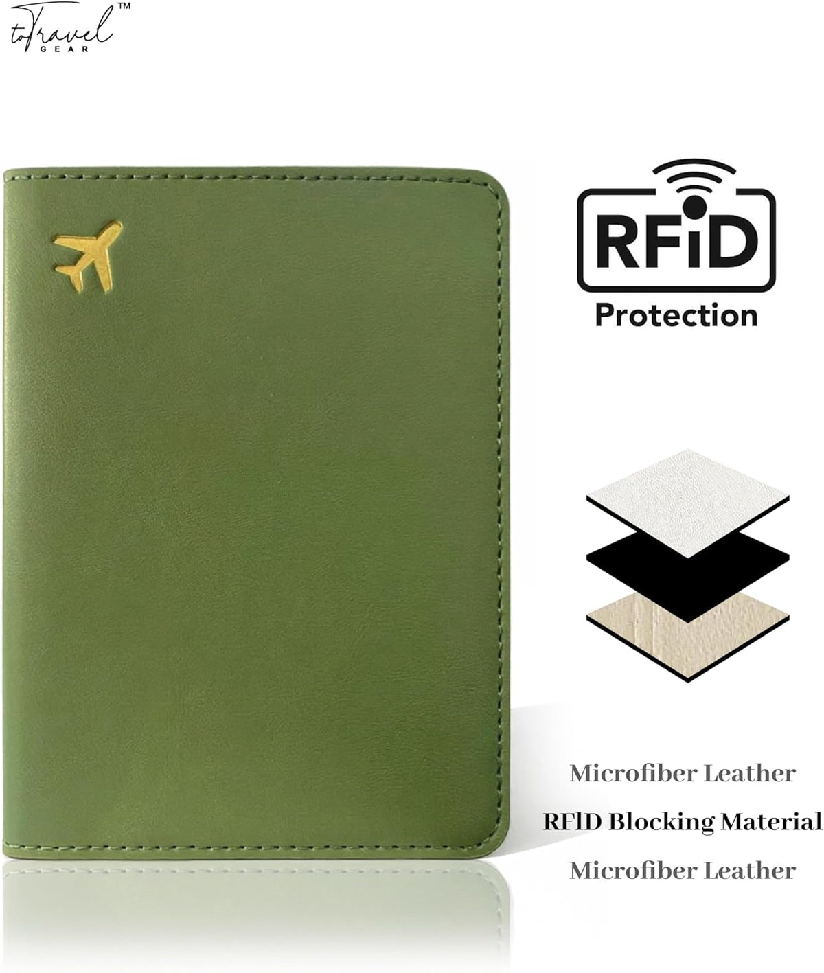 Passport Holder for Travel Essentials,RFID Blocking Passport Cover Case for Travel Accessories,Travel Wallet for Women Men (Navy Blue)