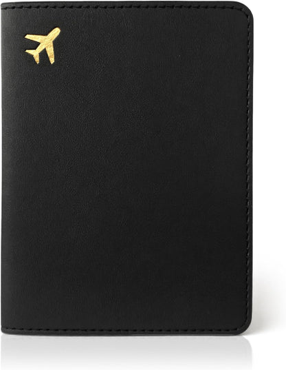 Passport Holder for Travel Essentials,RFID Blocking Passport Cover Case for Travel Accessories,Travel Wallet for Women Men (Navy Blue)