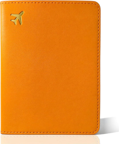 Passport Holder for Travel Essentials,RFID Blocking Passport Cover Case for Travel Accessories,Travel Wallet for Women Men (Navy Blue)