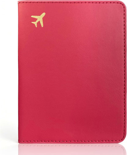 Passport Holder for Travel Essentials,RFID Blocking Passport Cover Case for Travel Accessories,Travel Wallet for Women Men (Navy Blue)