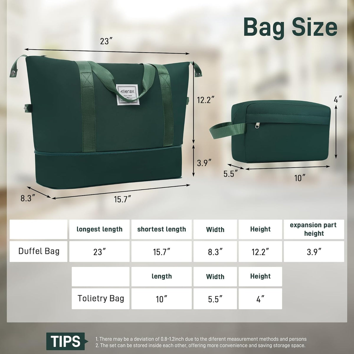 Hardshell Luggage Set, Travel Suitcase Set | Carry on suitcase,Travel luggage set with double spinner wheels and lock.14" 20" 24" 28"+Duffel Bag+Toiletry Bag - Colors B