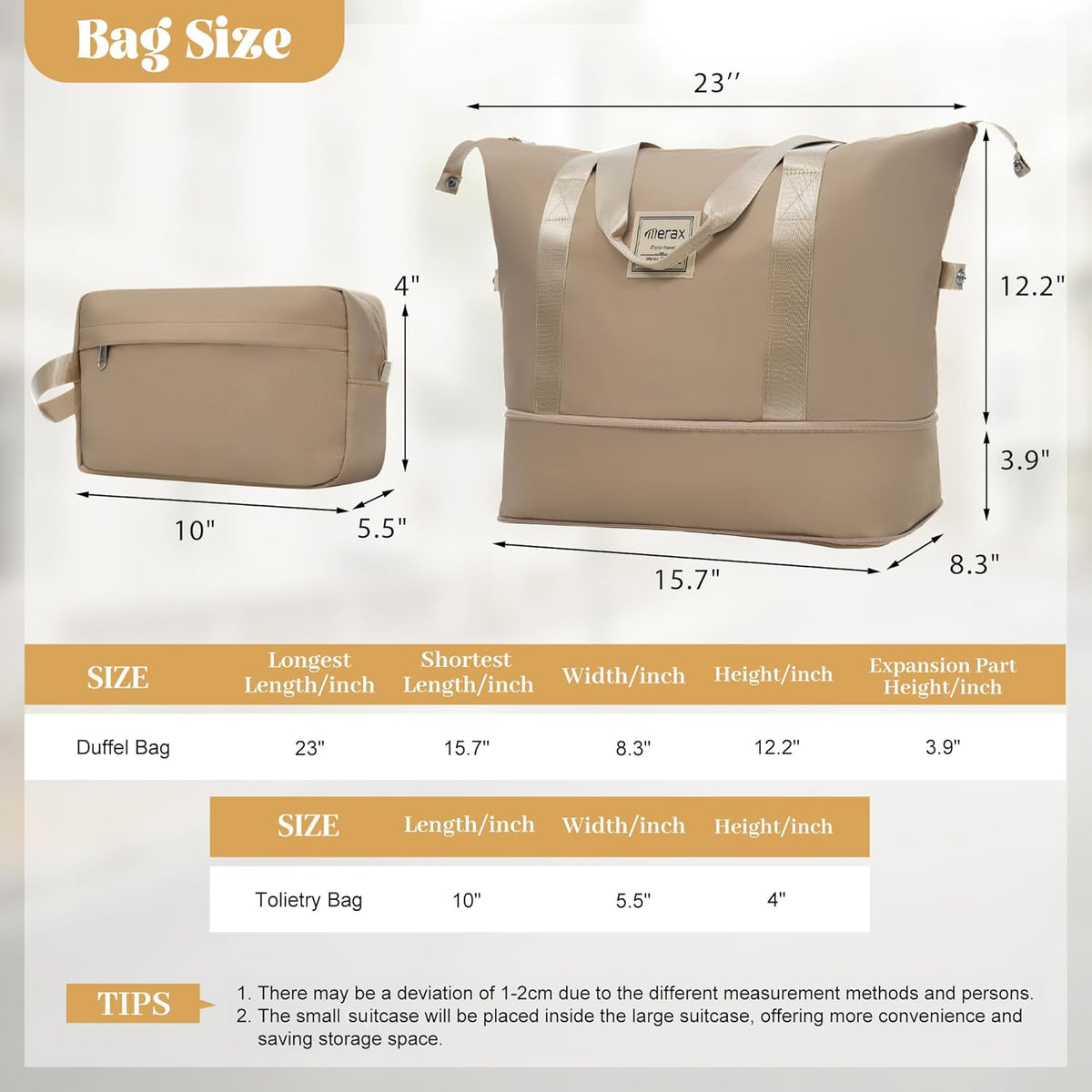 Hardshell Luggage Set, Travel Suitcase Set | Carry on suitcase,Travel luggage set with double spinner wheels and lock.14" 20" 24" 28"+Duffel Bag+Toiletry Bag - Colors B