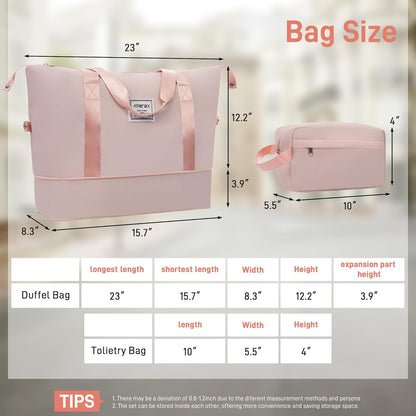 Hardshell Luggage Set, Travel Suitcase Set | Carry on suitcase,Travel luggage set with double spinner wheels and lock.14" 20" 24" 28"+Duffel Bag+Toiletry Bag - Colors B