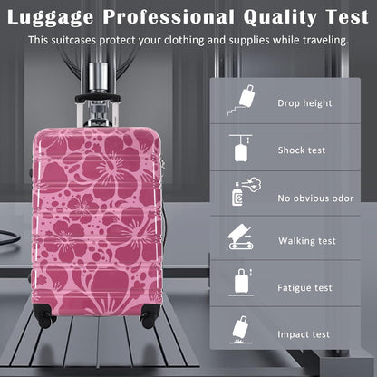 Hardshell Luggage Set, Travel Suitcase Set | Carry on suitcase,Travel luggage set with double spinner wheels and lock.14" 20" 24" 28"+Duffel Bag+Toiletry Bag - Colors B
