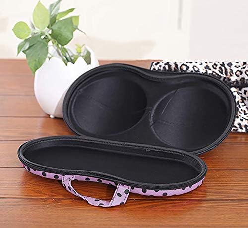 Bra Travel Case 2 Pack, Portable Bra Lingerie Storage Bikini Bag - Waterproof Underwear Organizer for Bra Sizes 30A-36C Cups