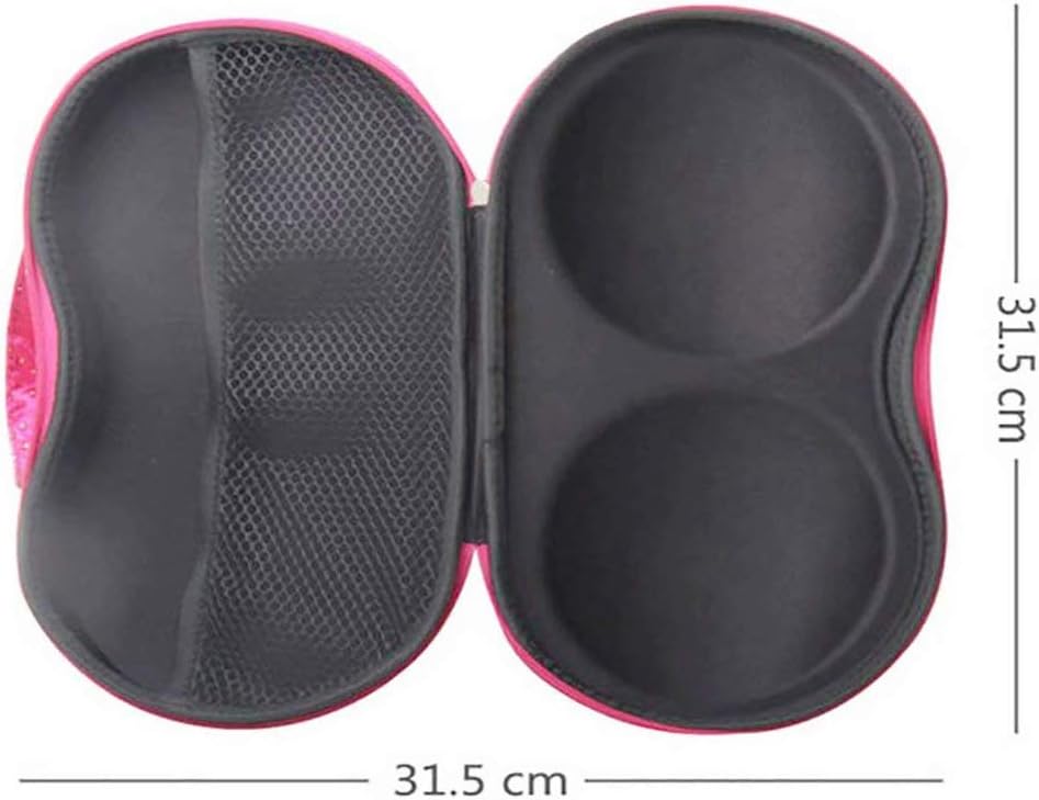 Bra Travel Case 2 Pack, Portable Bra Lingerie Storage Bikini Bag - Waterproof Underwear Organizer for Bra Sizes 30A-36C Cups