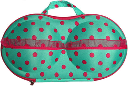 Bra Travel Case 2 Pack, Portable Bra Lingerie Storage Bikini Bag - Waterproof Underwear Organizer for Bra Sizes 30A-36C Cups