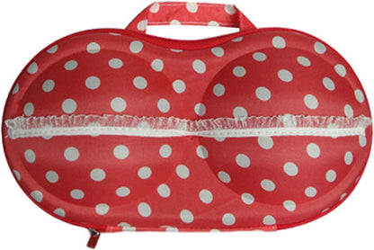 Bra Travel Case 2 Pack, Portable Bra Lingerie Storage Bikini Bag - Waterproof Underwear Organizer for Bra Sizes 30A-36C Cups