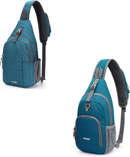 Sling Bag RFID Blocking Sling Backpack and Small Chest Shoulder Backpack