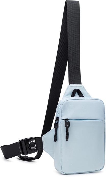 higouta Mini Sling Bag for Men Women, Small Crossbody Casual Utility Chest Phone Bag for Travel Workout