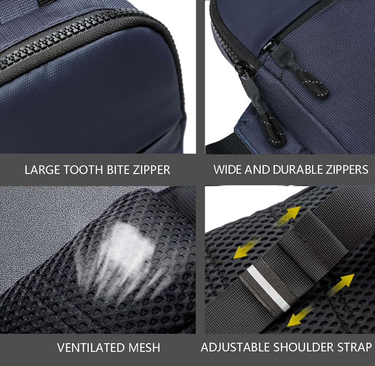 higouta Mini Sling Bag for Men Women, Small Crossbody Casual Utility Chest Phone Bag for Travel Workout