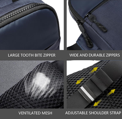 higouta Mini Sling Bag for Men Women, Small Crossbody Casual Utility Chest Phone Bag for Travel Workout
