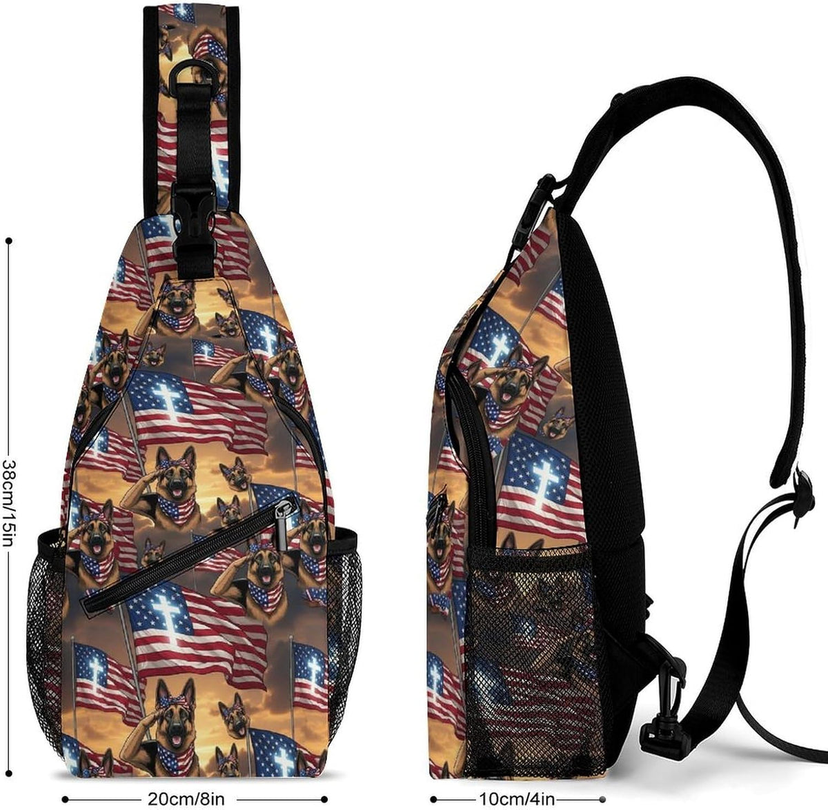 Men Women Sling Backpack Outdoor Sport Daypack Travel Bag, Multipurpose Anti-Theft Carry On Bag, Breathable Chest Sling Shoulder Backpacks Bags, Cute Sleep Sloth