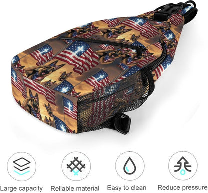 Men Women Sling Backpack Outdoor Sport Daypack Travel Bag, Multipurpose Anti-Theft Carry On Bag, Breathable Chest Sling Shoulder Backpacks Bags, Cute Sleep Sloth